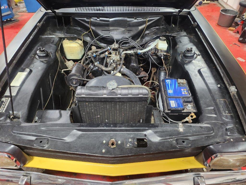 Complete Ford Capri MK1 1700GT V4 Motor – Inclusief Versnellingsbak & Aandrijfas